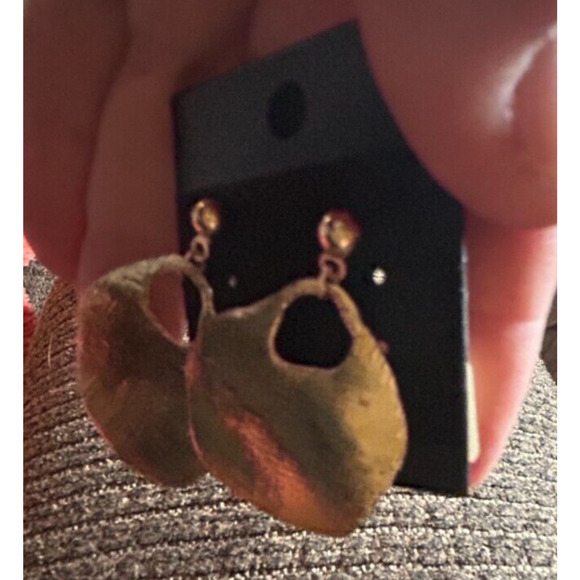 Vintage 1960s Butterfly Drop Earrings - Picture 6 of 16